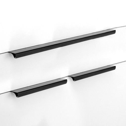 Black kitchen cabinet door - black,