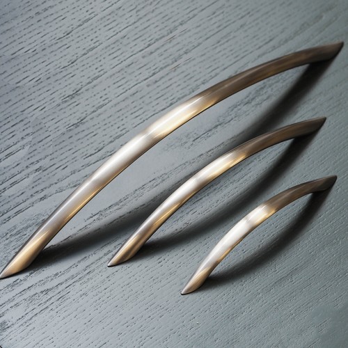 Nickel kitchen cupboard handle - kitchen,