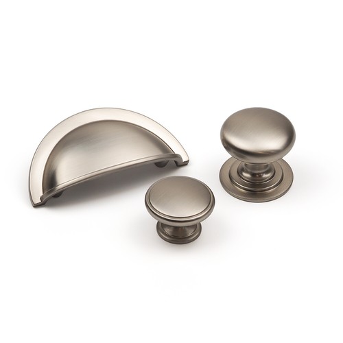 Nickel kitchen cupboard handle - nickel,
