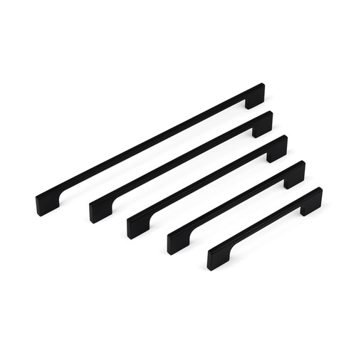 Matt black cabinet handles - cabinet,