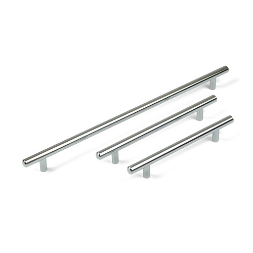 Polished chrome cabinet bar - chrome,