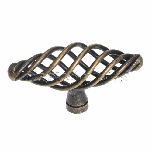Vintage brass twist cage - vintage,