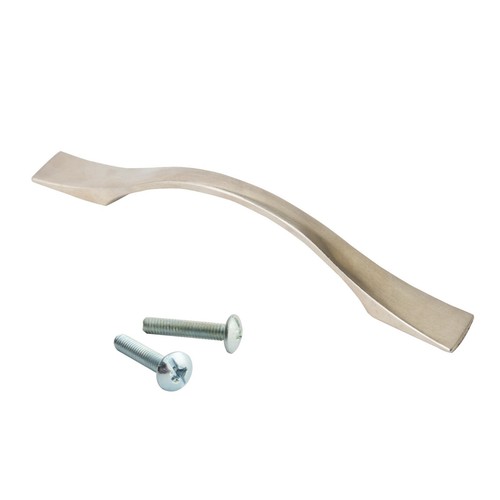 Brushed steel taper bow - steel,
