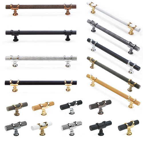 Knurled handles knobs - knurled,