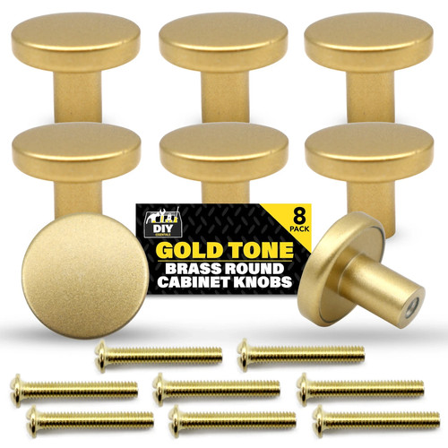 Round solid door knobs - 4-20,