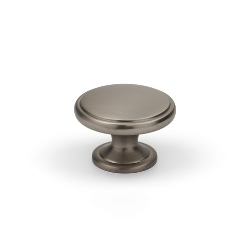 Nickel kitchen cupboard knob - nickel,